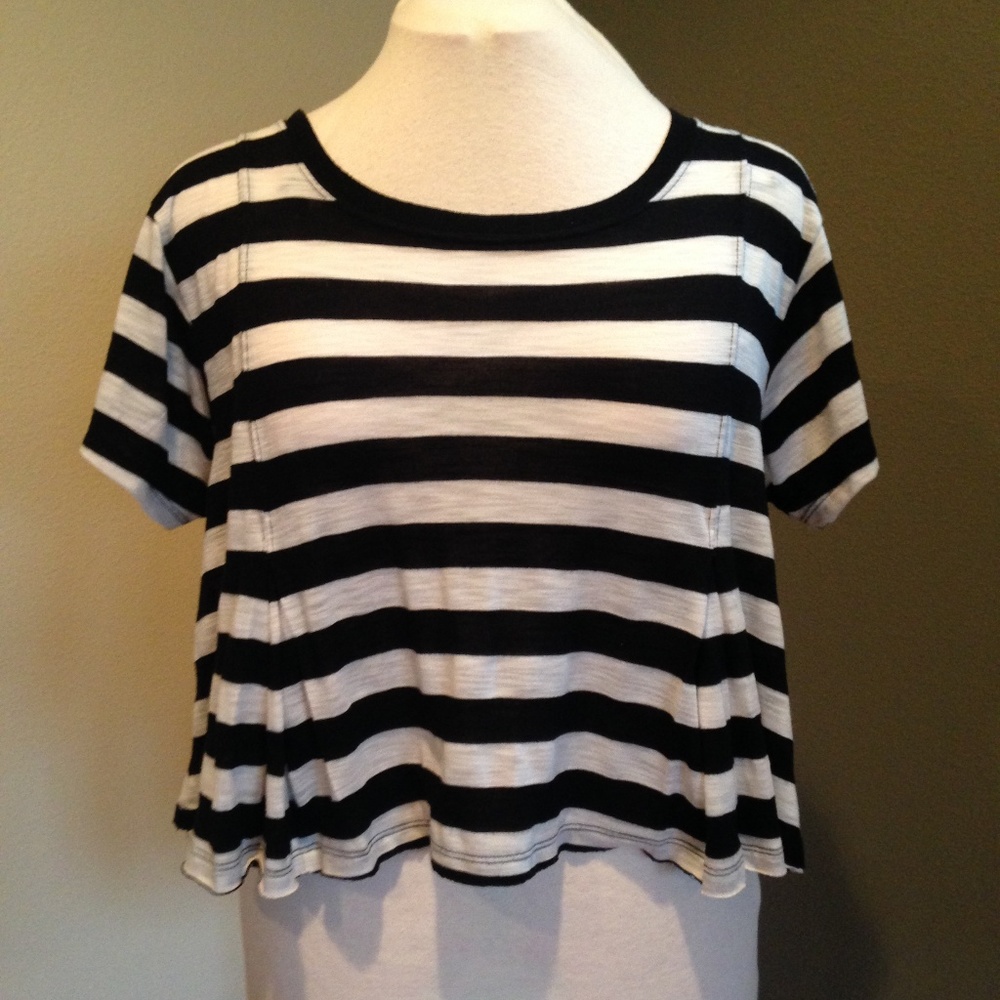 Free People Striped Tee